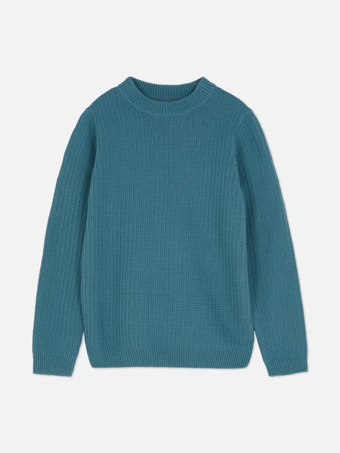 Waffle Knit Sweater - Image 3
