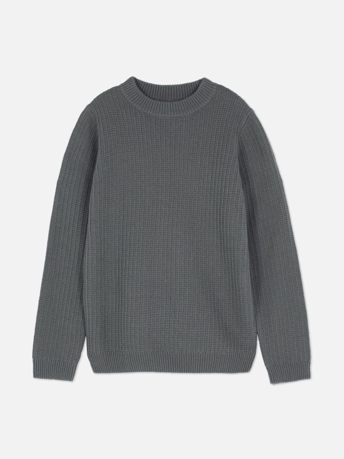 Waffle Knit Sweater - Image 3
