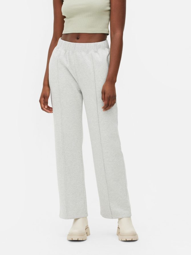 Straight Leg Pintuck Joggers - Image 2