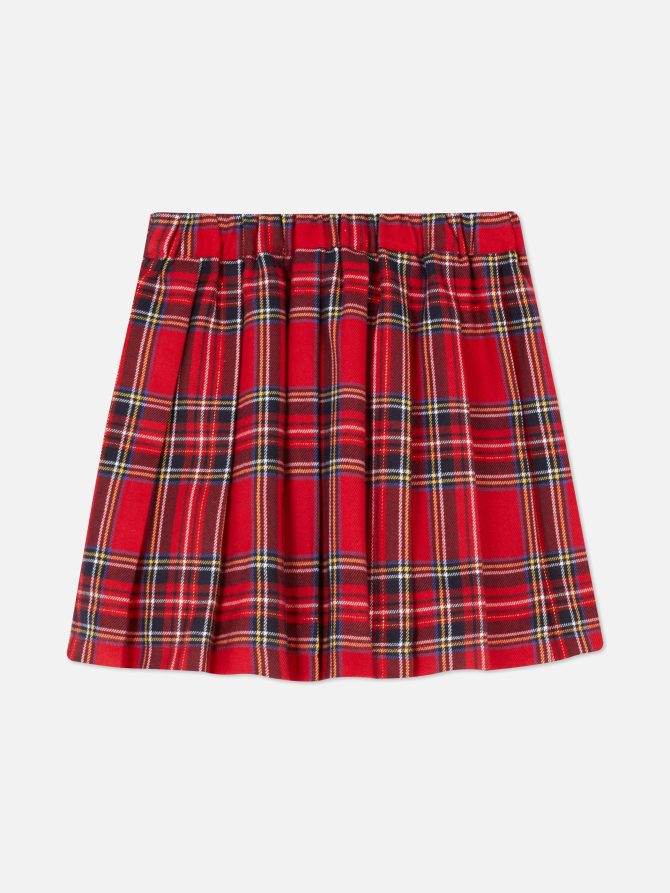 Plaid Skirt and Tights Set - Image 2