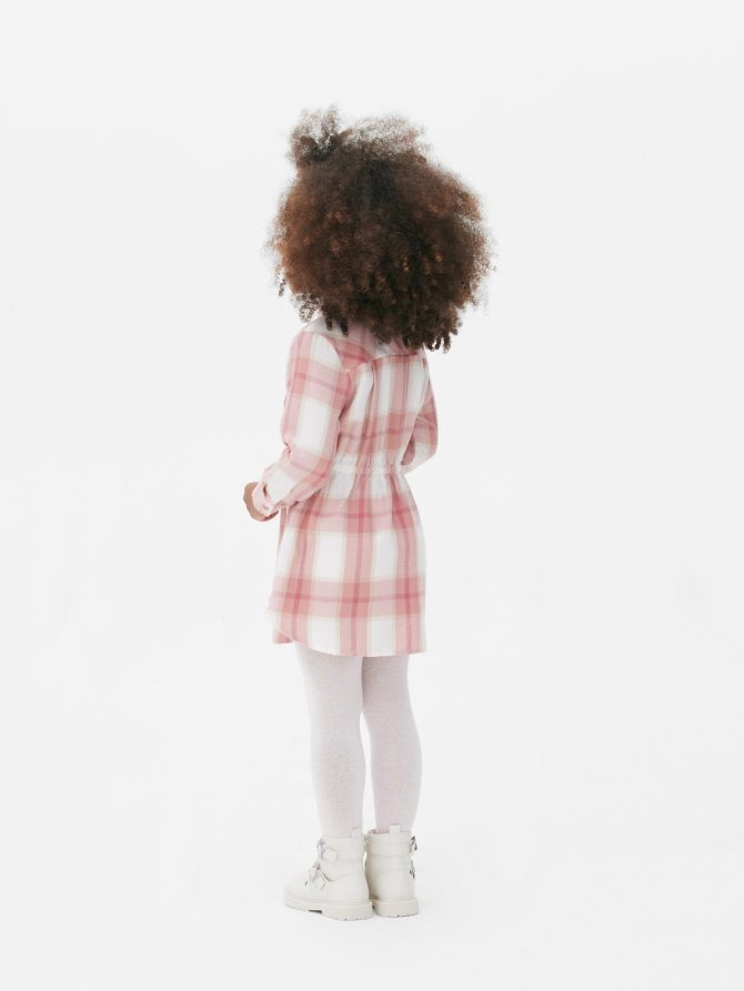 Plaid Shirt Dress - Image 2
