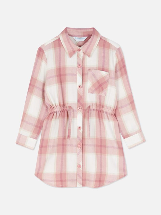 Plaid Shirt Dress - Image 3