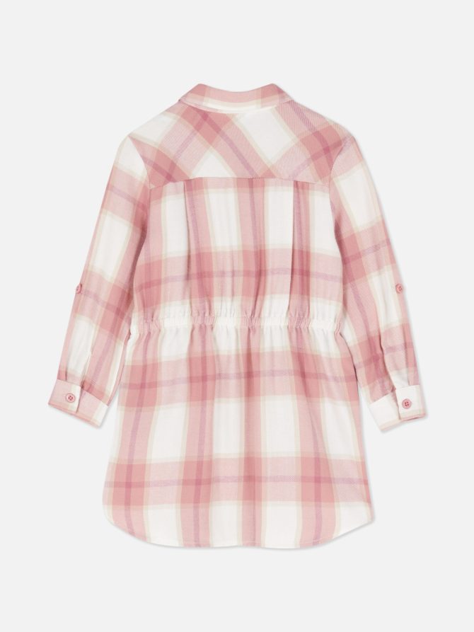 Plaid Shirt Dress - Image 4