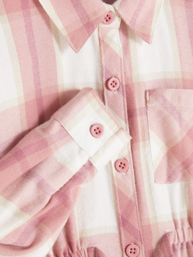 Plaid Shirt Dress - Image 5