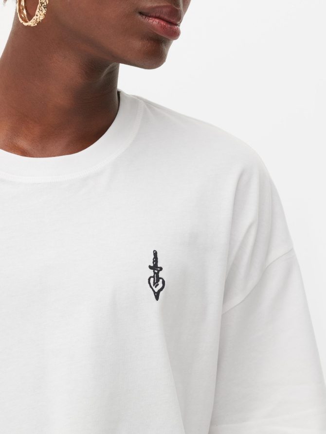 Rita Ora Embroidered Cropped T-Shirt - Image 3