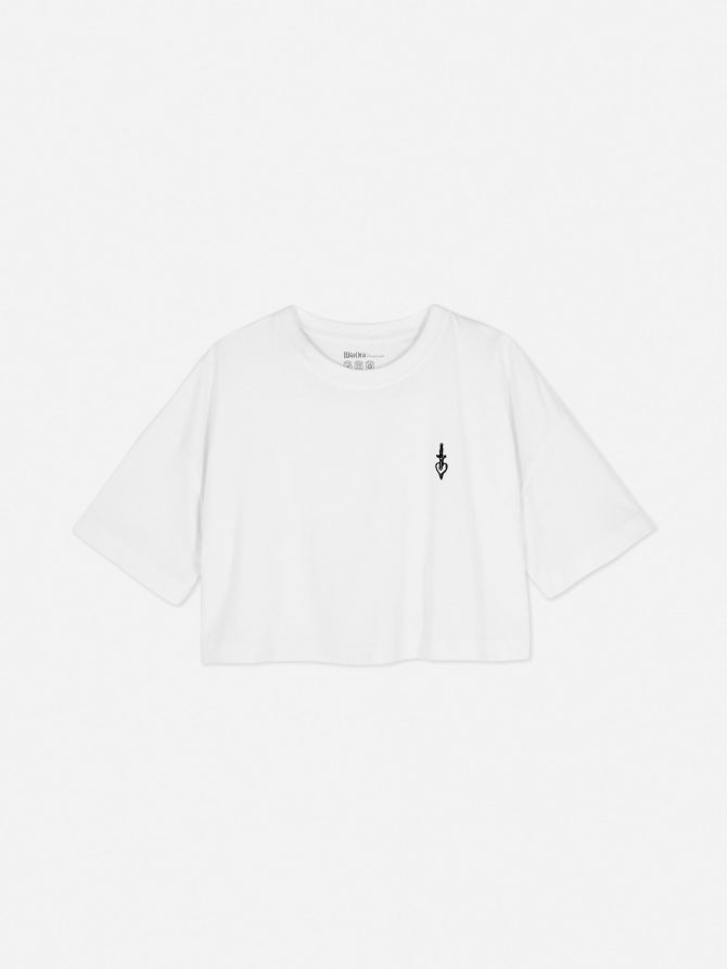 Rita Ora Embroidered Cropped T-Shirt - Image 5