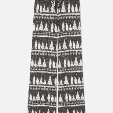 Fair Isle Print Pajama Leggings