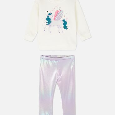 Unicorn Top and Leggings Set