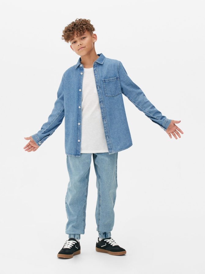 Denim Long Sleeve Shirt