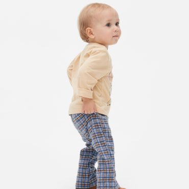 Stretch Check Leggings
