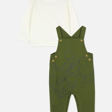Disney’s Mickey Mouse T-shirt & Overalls Set