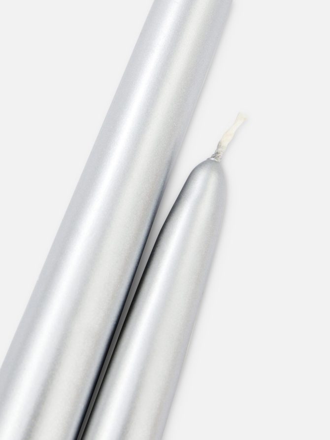 2-Pack Large Tapered Dinner Candles - Image 2