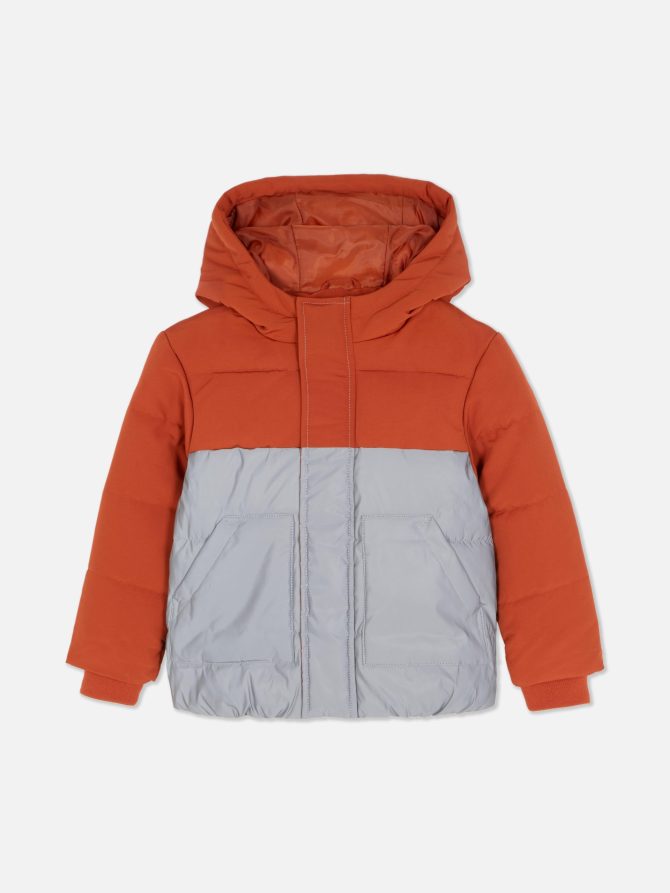 Color Block Puffer Jacket - Image 3