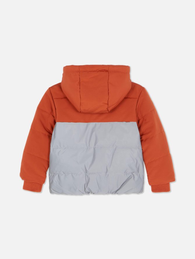 Color Block Puffer Jacket - Image 4