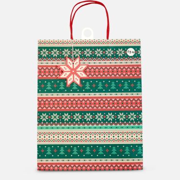 Fair Isle Gift Bag