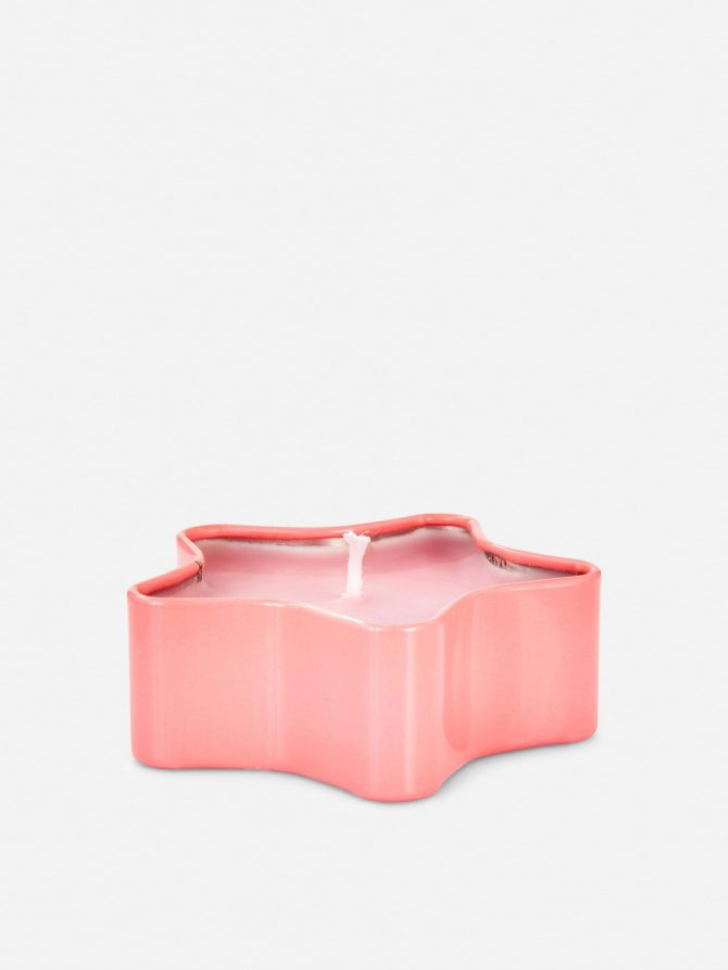 Star Shaped Star Sign Tin Candle