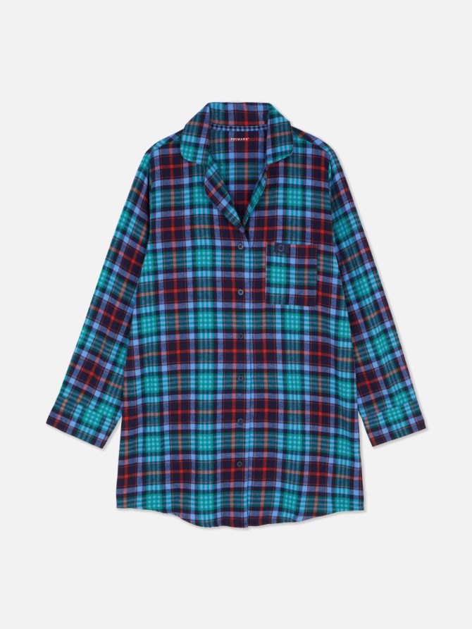 Check Flannel Nightshirt