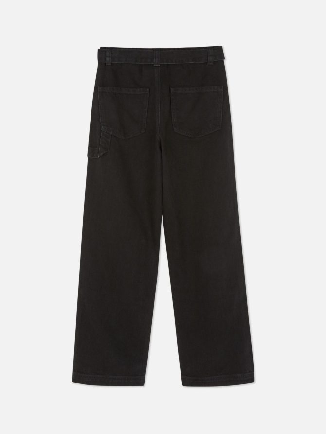 D-Ring Wide Leg Denim Jeans - Image 4