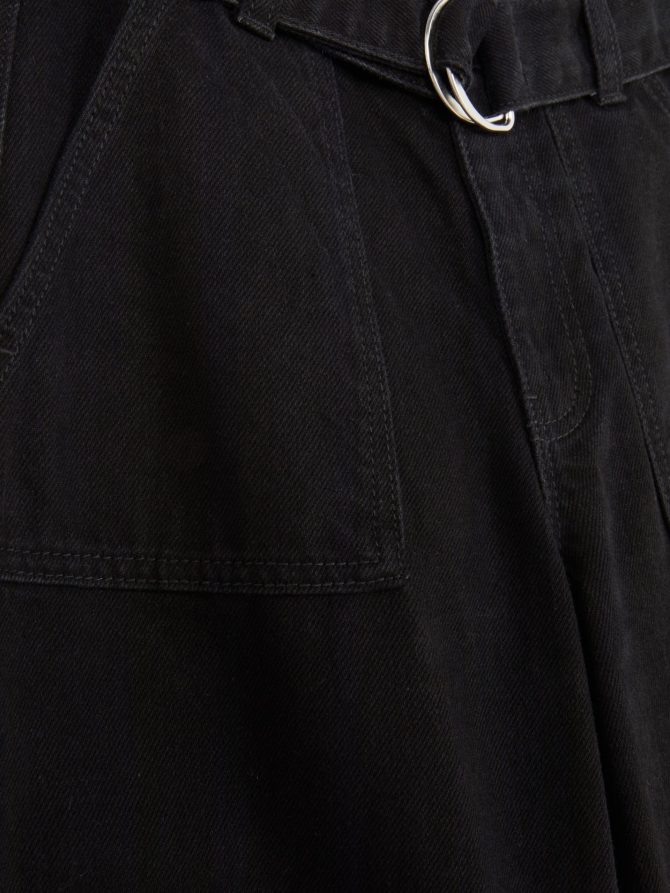 D-Ring Wide Leg Denim Jeans - Image 5