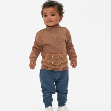 Funnel Neck Sweatshirt and Joggers Set