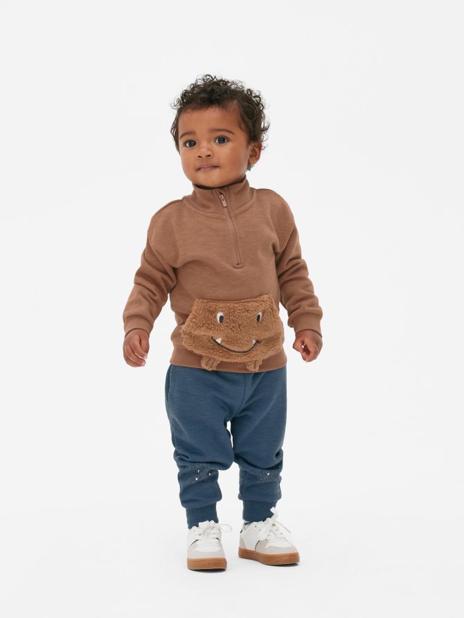 Funnel Neck Sweatshirt and Joggers Set