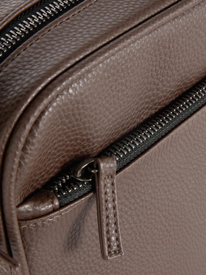 Faux Leather Crossbody Bag - Image 2
