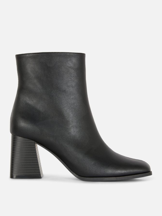 Wide Fit Block Heel Boots