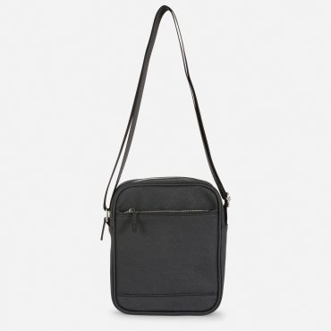 Textured Zip Crossbody Bag