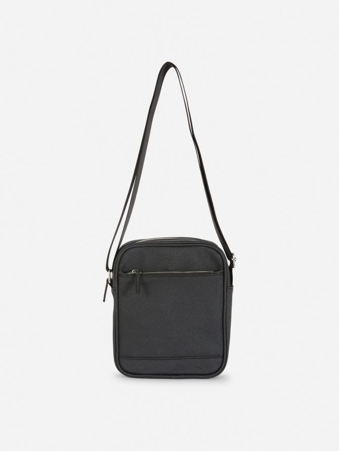 Textured Zip Crossbody Bag