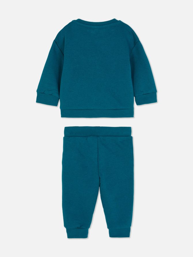 Star Print Sweatshirt and Joggers Set - Image 2