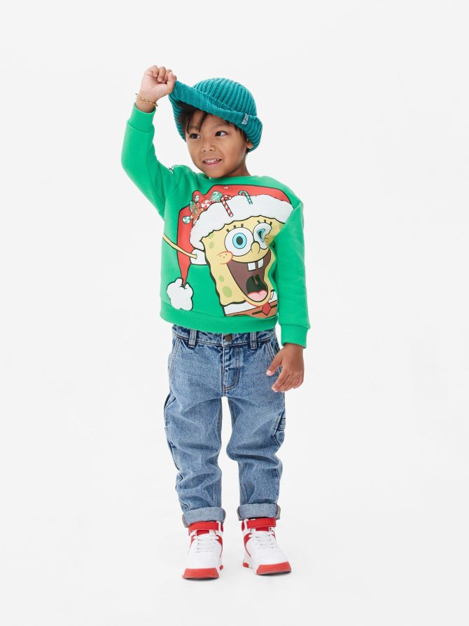 Kids' SpongeBob SquarePants Christmas Sweatshirt