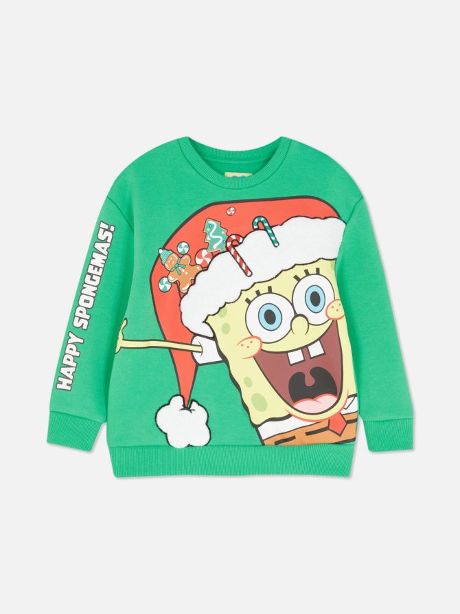Kids' SpongeBob SquarePants Christmas Sweatshirt - Image 3