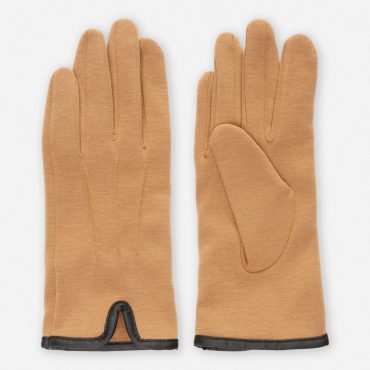Trim Detail Ponte Gloves