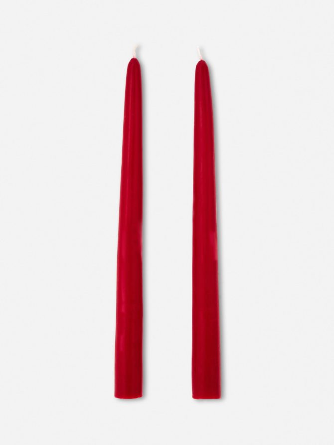 2-Pack Christmas Dinner Candles