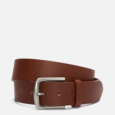 Grained Leather Belt
