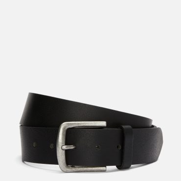 Grained Leather Belt