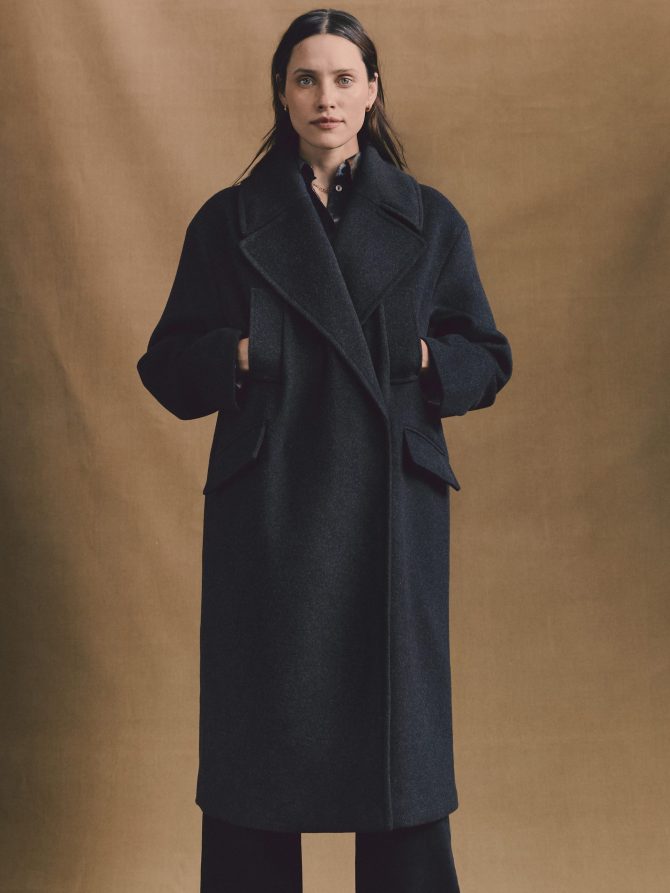 Wool Blend Coat