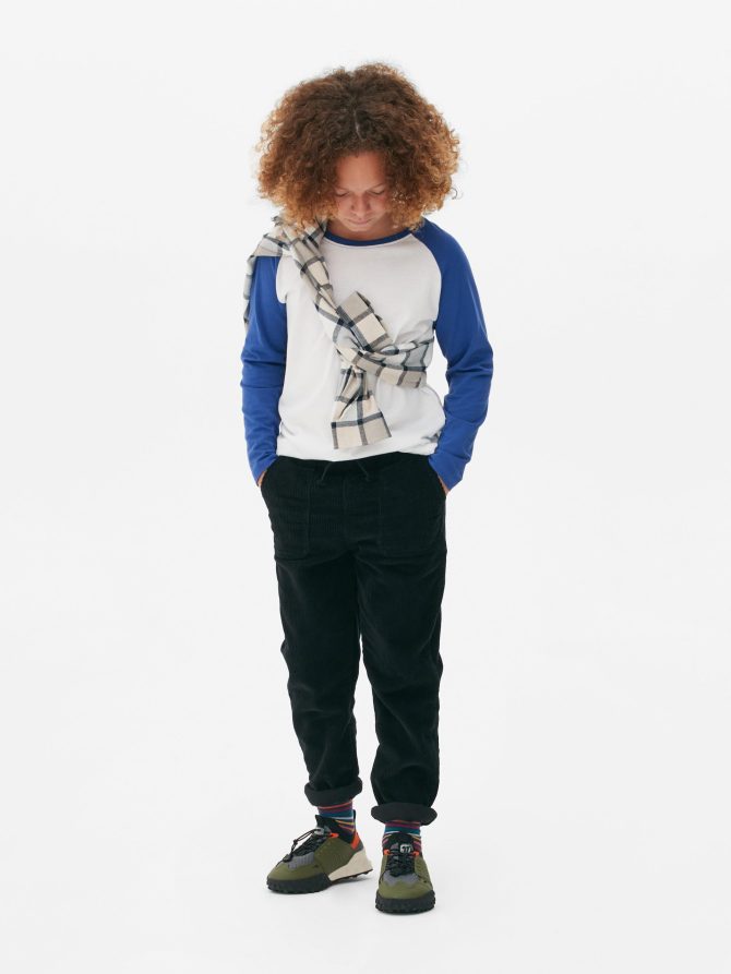 Corduroy Drawstring Trousers