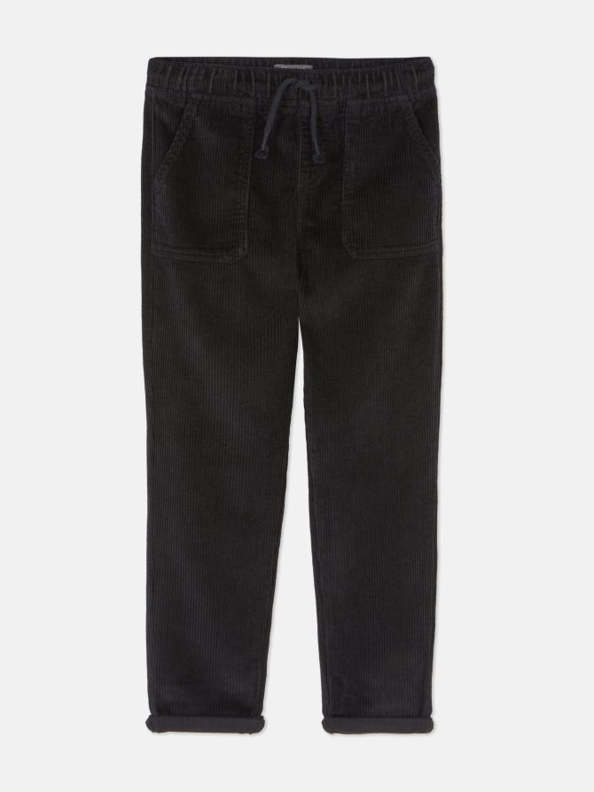 Corduroy Drawstring Trousers - Image 3