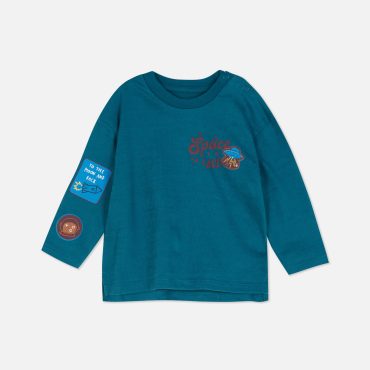 Space Print Long Sleeve T-Shirt