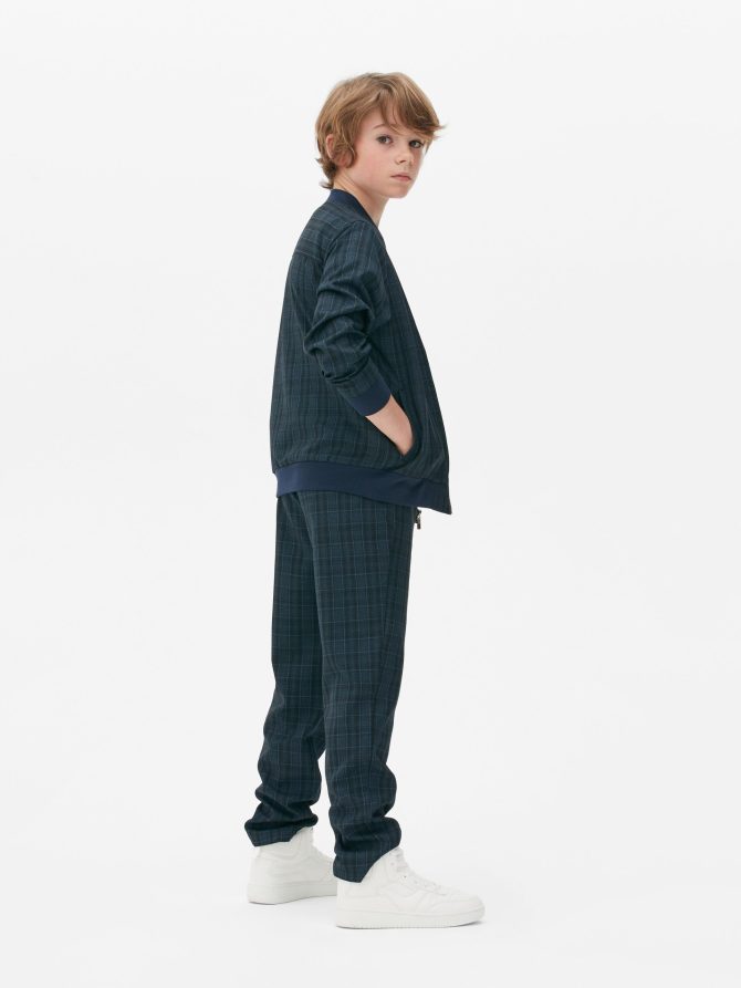 Check Bomber Jacket - Image 2