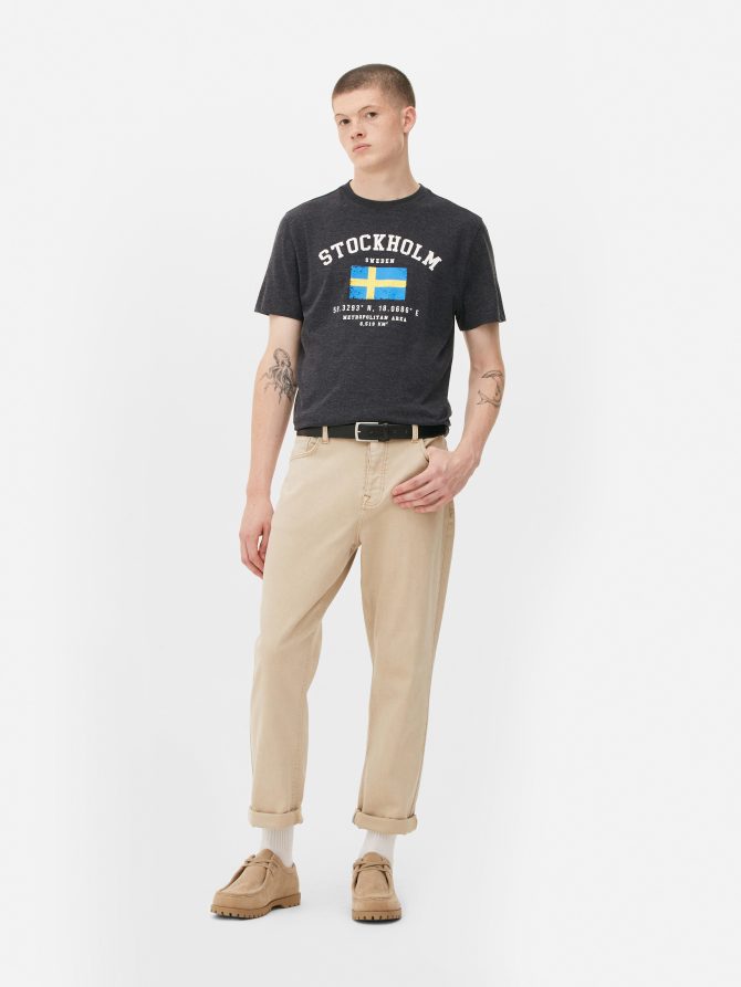Stockholm Printed Short Sleeve T-Shirt
