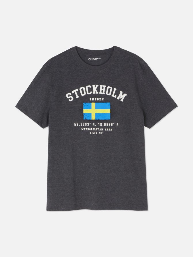 Stockholm Printed Short Sleeve T-Shirt - Image 5