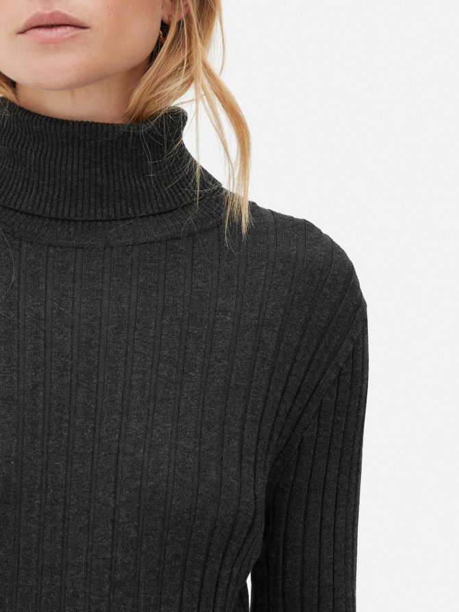 Viscose Rich Turtleneck Top - Image 3