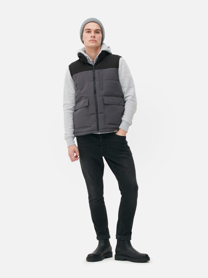 Color Block Padded Vest