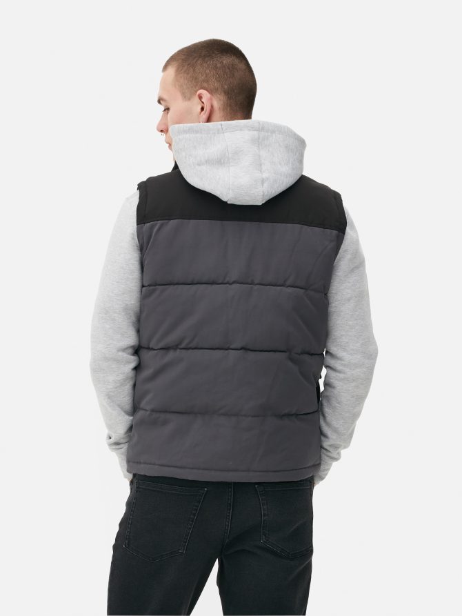 Color Block Padded Vest - Image 4