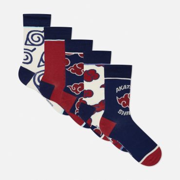 5-Pack Naruto Crew Socks
