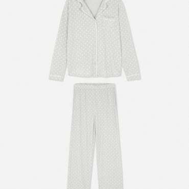 Polka Dot Jersey Pajamas