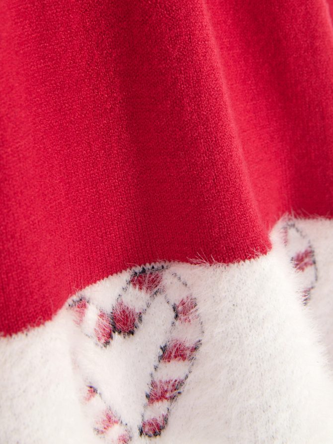 Christmas Mrs. Claus Dress and Tights Set - Image 5