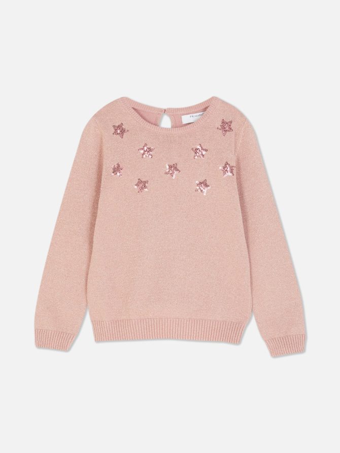 Sequin Star Sweater